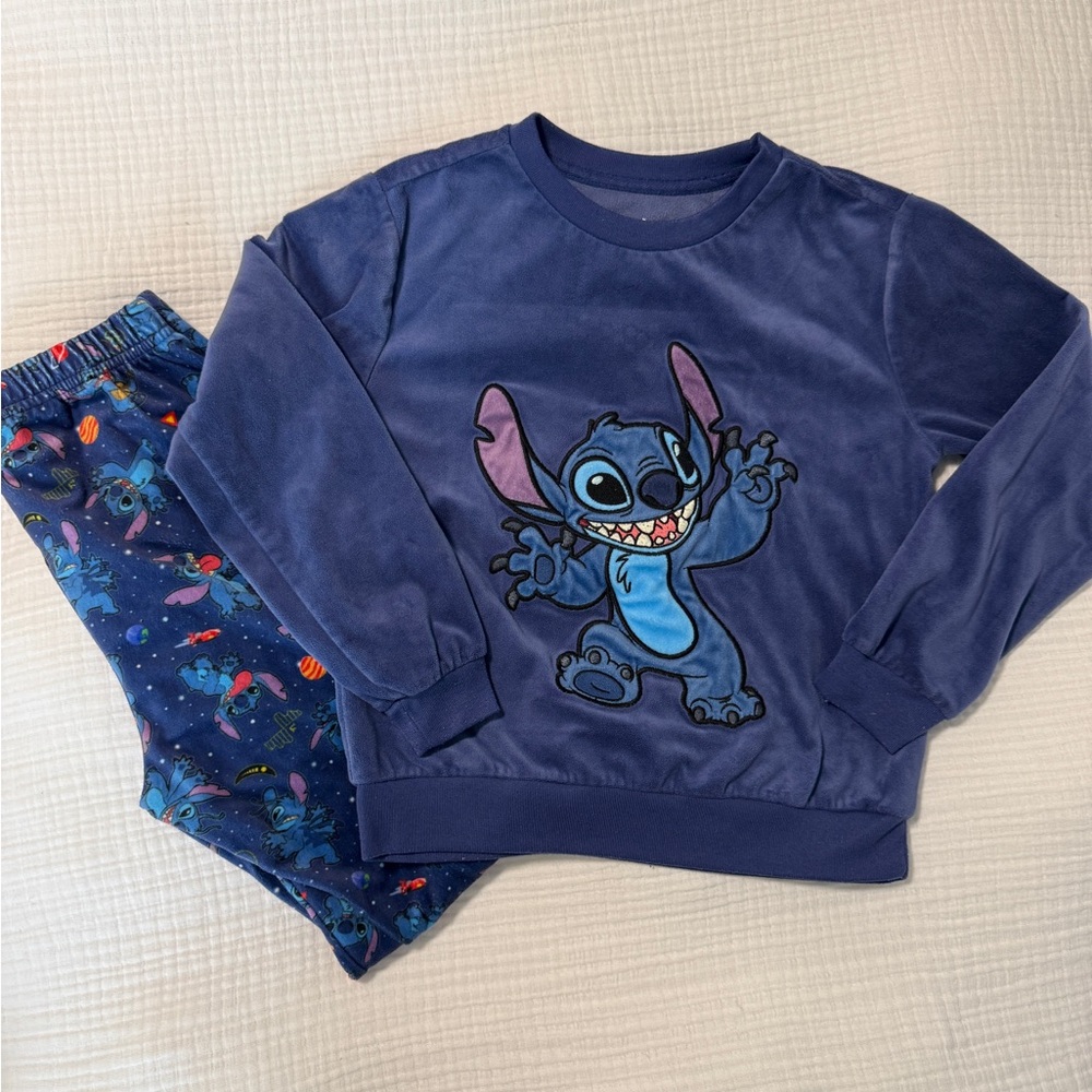 Disney Lilo and Stitch Kids Pajamas Set - Blue size 7/8